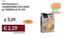 Prezzemolo e Vitale Sottolestelle cuordicrema con crema al caramello offerta