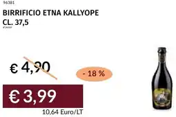 Prezzemolo e Vitale Birrificio etna kallyope offerta