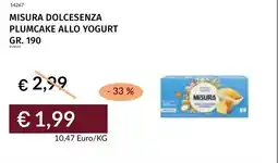 Prezzemolo e Vitale Misura dolcesenza plumcake allo yogurt offerta