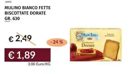 Prezzemolo e Vitale Mulino bianco fette biscottate dorate offerta
