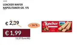 Prezzemolo e Vitale Loacker wafer napolitaner offerta