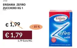 Prezzemolo e Vitale Eridania zefiro zucchero offerta