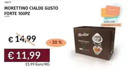 Prezzemolo e Vitale Morettino cialde gusto forte 100pz offerta