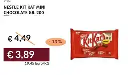 Prezzemolo e Vitale Nestle kit kat mini chocolate offerta
