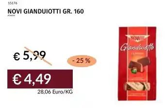 Prezzemolo e Vitale Novi gianduiotti offerta