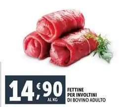 Deco Supermercati Fettine per involtini di bovino adulto offerta