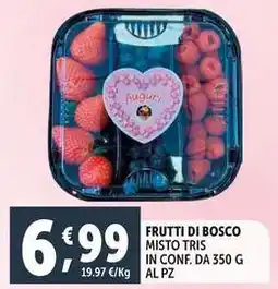 Deco Supermercati Frutti di bosco misto tris offerta