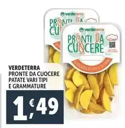 Deco Supermercati Verdeterra pronte da cuocere patate offerta
