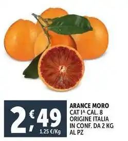 Deco Supermercati Arance moro offerta