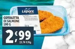 Deco Supermercati Cotoletta di salmone Lepore offerta