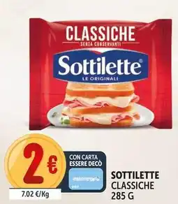 Deco Supermercati Sottilette classiche offerta