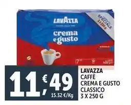 Deco Supermercati Lavazza caffè crema e gusto classico offerta