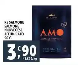 Deco Supermercati Re salmone salmone norvegese affumicato offerta