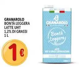 Deco Supermercati Granarolo bontà leggera latte uht 1,2% di grassi offerta