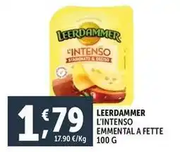 Deco Supermercati Leerdammer l'intenso emmental a fette offerta