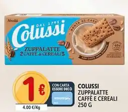 Deco Supermercati Colussi zuppalatte caffè e cereali offerta
