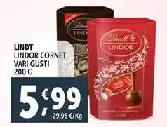 Deco Supermercati Lindt lindor cornet offerta