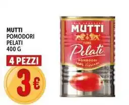 Deco Supermercati Mutti pomodori pelati offerta