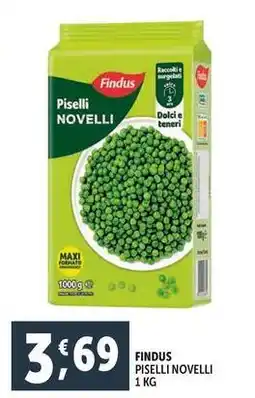 Deco Supermercati Findus piselli novelli offerta