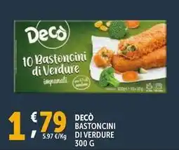Deco Supermercati Decò bastoncini di verdure offerta
