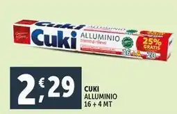 Deco Supermercati Cuki alluminio 16+4 mt offerta