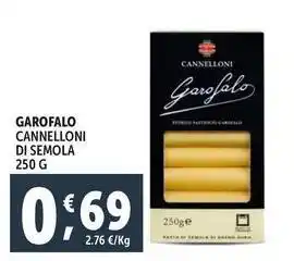 Deco Supermercati Garofalo cannelloni di semola offerta