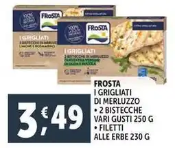 Deco Supermercati Frosta i grigliati di merluzzo offerta
