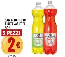 Deco Supermercati San benedetto bibite offerta