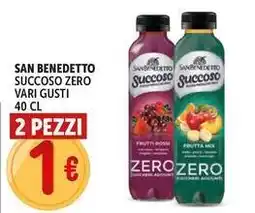 Deco Supermercati San benedetto succoso zero offerta