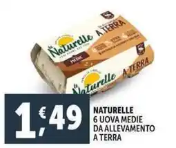Deco Supermercati Naturelle 6 uova medie da allevamento a terra offerta