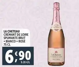 Deco Supermercati La cheteau crémant de loire spumante brut bianco rose offerta