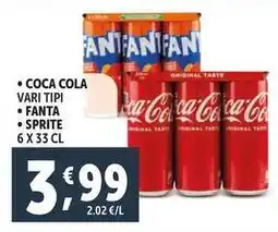 Deco Supermercati Coca cola/Fanta/Sprite offerta