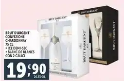 Deco Supermercati Brut d'argent confezione chardonnay offerta