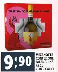 Deco Supermercati Mezanotte confezione falanghina offerta