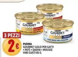 Deco Supermercati Purina gourmet gold per gatti offerta