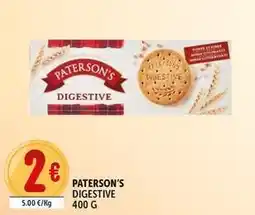 Deco Supermercati Paterson's digestive offerta