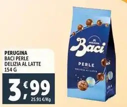 Deco Supermercati Perugina baci perle delizia al latte offerta