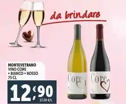 Deco Supermercati Montevetrano vino core bianco rosso offerta