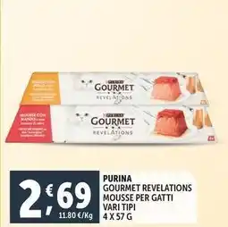 Deco Supermercati Purina gourmet revelations mousse per gatti offerta