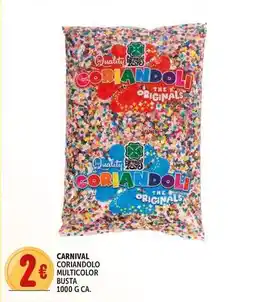 Deco Supermercati Carnival coriandolo multicolor busta offerta