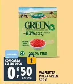 Deco Supermercati Valfrutta polpa green offerta