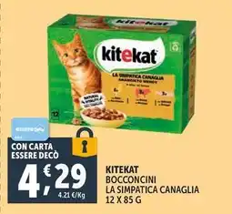 Deco Supermercati Kitekat bocconcini la simpatica canaglia offerta