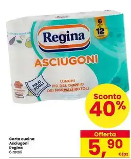 Interspar Carta cucina Asciugoni Regina offerta