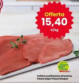 Interspar Fettine sceltissime di bovino Passo dopo Passo Despar offerta