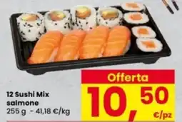 Interspar 12 Sushi Mix salmone offerta