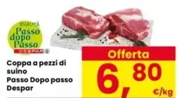 Interspar Coppa a pezzi di suino Passo Dopo passo Despar offerta