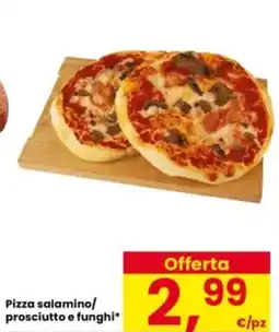 Interspar Pizza salamino/ prosciutto e funghi offerta