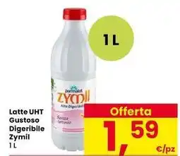 Interspar Latte UHT Gustoso Digeribile Zymil offerta