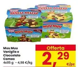 Interspar Muu Muu Vaniglia o Cioccolato Cameo offerta