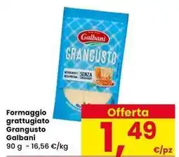 Interspar Formaggio grattugiato Grangusto Galbani offerta